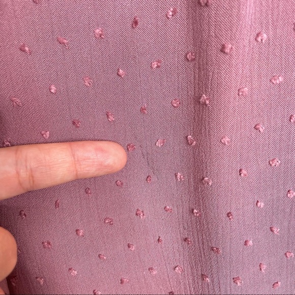 Stitch Fix l Les Serein Swiss Dot Detail Blouse, Large - Picture 9 of 9